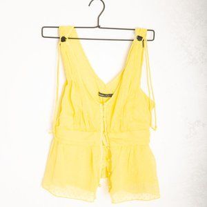 Yellow Babydoll Shirt